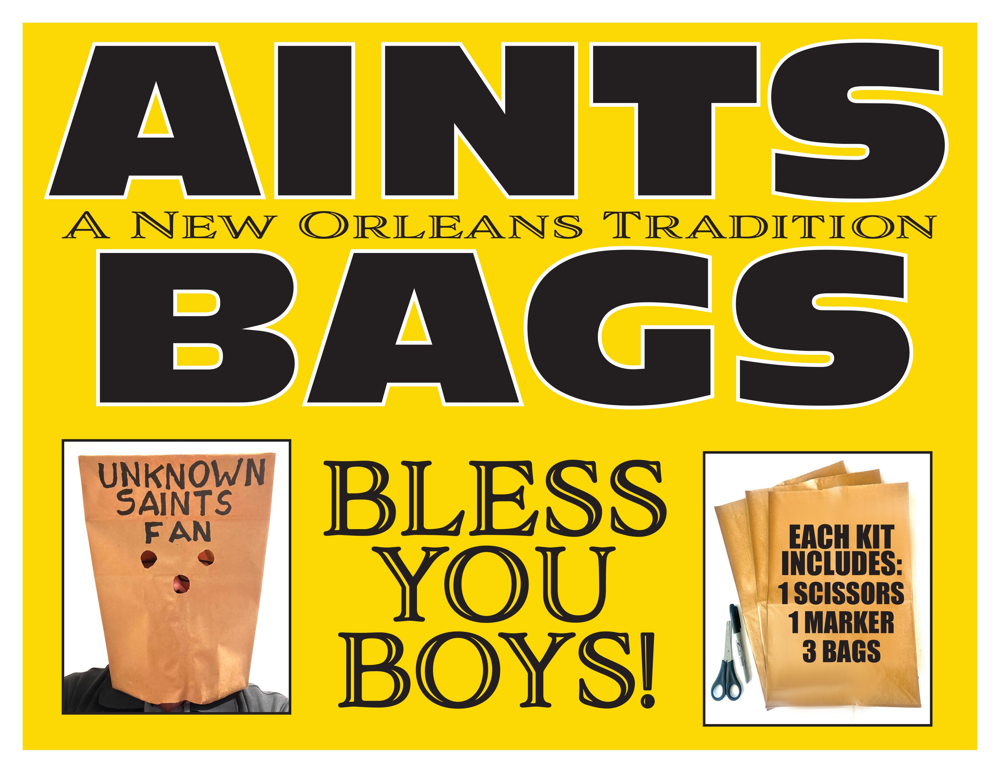 Aints Bags 3 Pack Kit